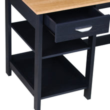 Load image into Gallery viewer, Jace 1.2m Writing Desk in Maple &amp; Antique Black
