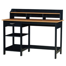 Load image into Gallery viewer, Jace 1.2m Writing Desk in Maple &amp; Antique Black
