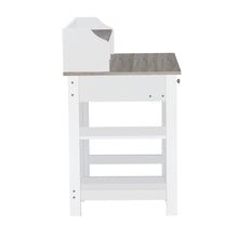 Load image into Gallery viewer, Jace 1.2m Writing Desk in White and Grey Oak
