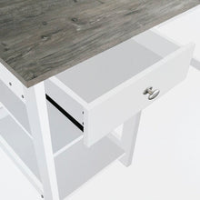 Load image into Gallery viewer, Jace 1.2m Writing Desk in White and Grey Oak
