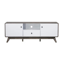 Load image into Gallery viewer, Hendy TV Unit in Gray Oak and White
