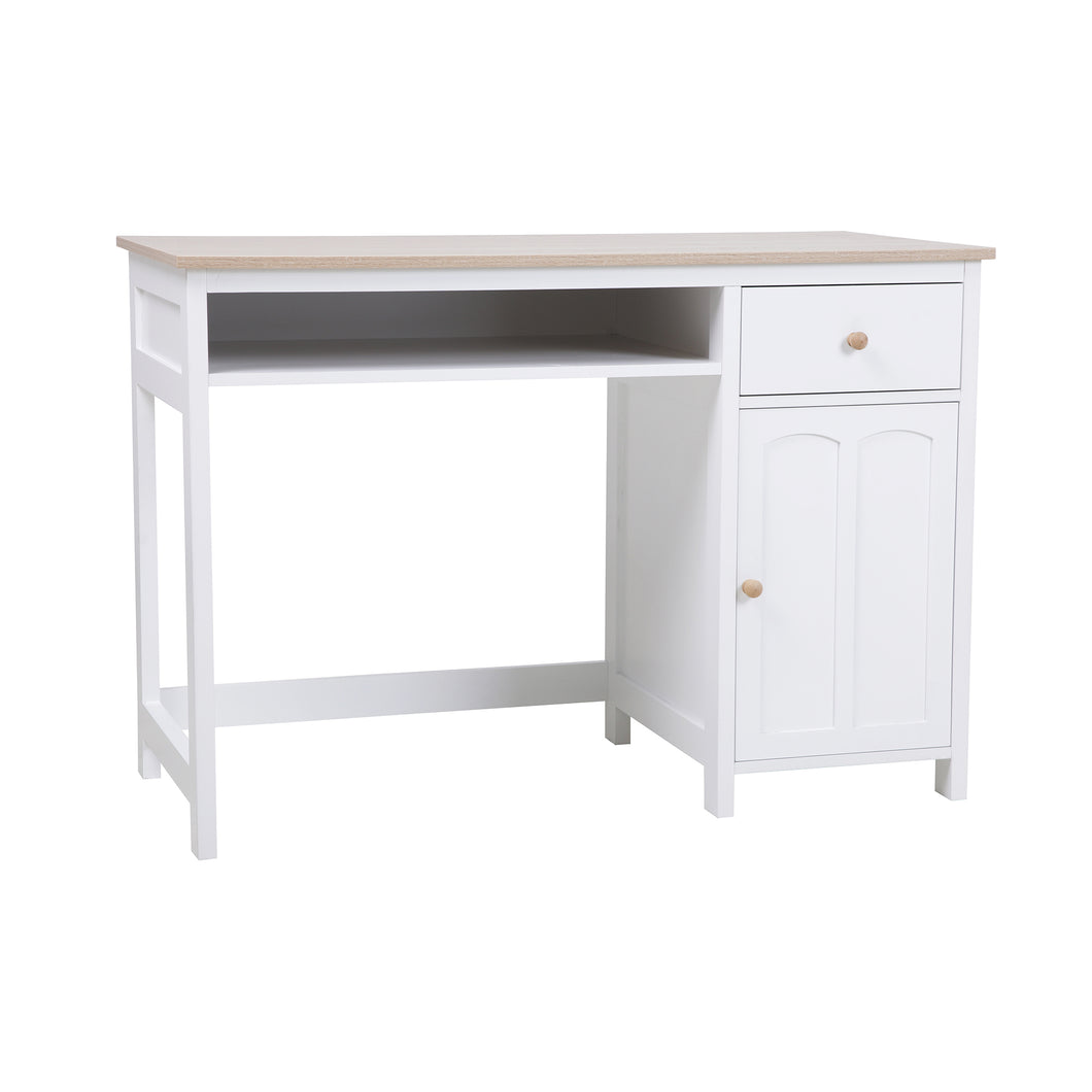 DUMONDE Study Desk In White