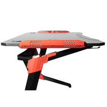 Load image into Gallery viewer, Unigamer RGB Gaming Desk in Red
