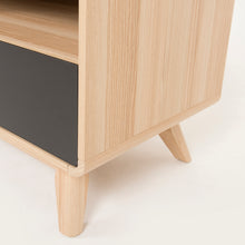 Load image into Gallery viewer, Erica Entertainment Unit - Natural and Black
